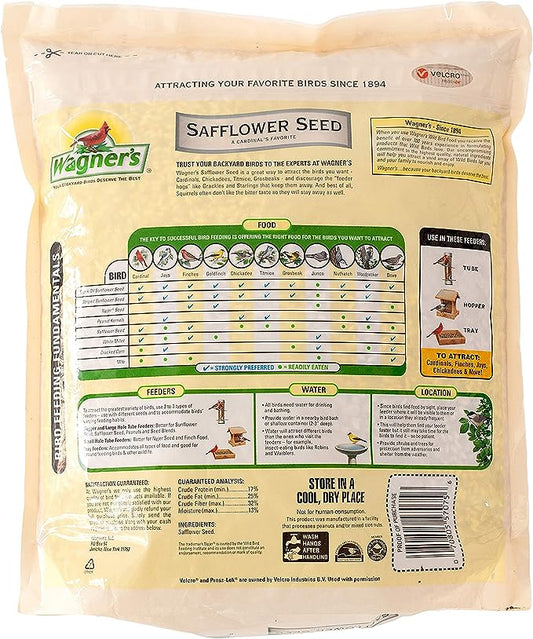 Wagner's 57075 Safflower Seed Wild Bird Food, 5-Pound Bag