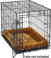 Load image into Gallery viewer, MidWest Homes for Pets Cinnamon 18-Inch Pet Bed w/ Comfortable Bolster | Ideal for Small Breeds &amp; Fits an 18-Inch Crate | Easy Maintenance Machine Wash &amp; Dry