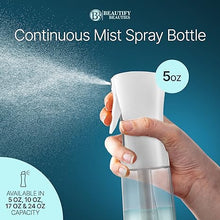 Load image into Gallery viewer, BeautifyBeauties Hair Spray Bottle – Ultra Fine Continuous Water Mister for Hairstyling, Cleaning, Plants, Misting &amp; Skin Care (6.76 Ounce)