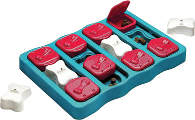 Outward Hound Nina Ottosson Dog Brick Interactive Treat Puzzle Dog Toy, Intermediate