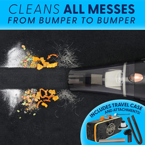 ThisWorx Car Vacuum Cleaner - Car Accessories - Small 12V High Power Handheld Portable Car Vacuum w/Attachments, 16 Ft Cord & Bag - Detailing Kit Essentials for Travel, RV Camper