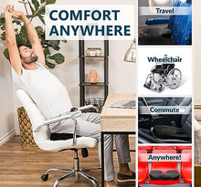 Load image into Gallery viewer, ComfiLife Gel Enhanced Seat Cushion - Non-Slip Orthopedic Gel &amp; Memory Foam Coccyx Cushion for Tailbone Pain - Office Chair Car Seat Cushion - Sciatica &amp; Back Pain Relief (Black)