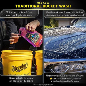 Meguiar's G10464 Deep Crystal Car Wash - 64 oz.