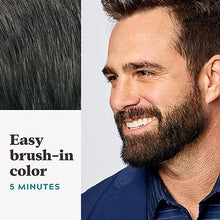 Load image into Gallery viewer, Just For Men Mustache &amp; Beard, Beard Dye for Men with Brush Included for Easy Application, With Biotin Aloe and Coconut Oil for Healthy Facial Hair - Dark Brown, M-45, Pack of 1