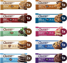 Load image into Gallery viewer, Quest Nutrition Ultimate Variety Pack Protein Bars, High Protein, Low Carb, Gluten Free, Keto Friendly, 12 Count