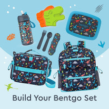 Load image into Gallery viewer, Bentgo® Kids Prints Leak-Proof, 5-Compartment Bento-Style Kids Lunch Box - Ideal Portion Sizes for Ages 3 to 7 - BPA-Free, Dishwasher Safe, Food-Safe Materials (Dinosaur)