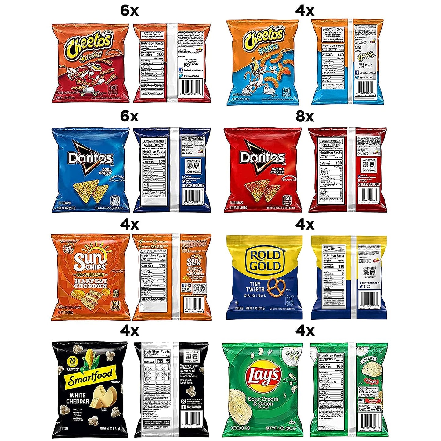 Frito-Lay Fun Times Mix Variety Pack, 40 Count