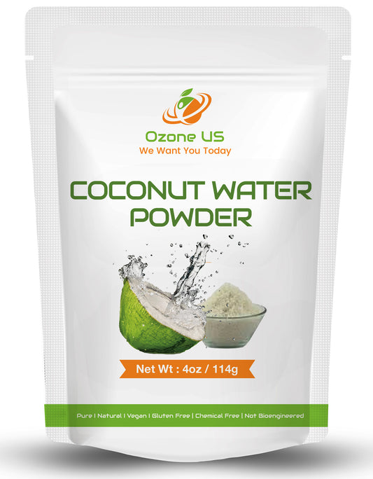 Pure Coconut Water Powder Coconut Water Extract Natural Coconut Water Powder | Instant Mix in Water Hydrates Naturally - 4oz