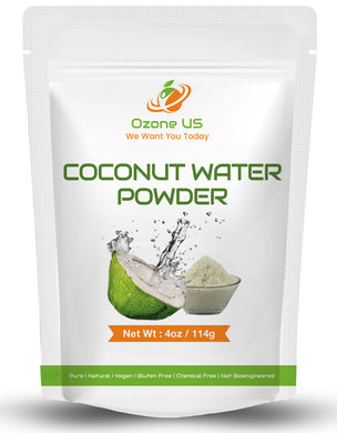 Pure Coconut Water Powder Coconut Water Extract Natural Coconut Water Powder | Instant Mix in Water Hydrates Naturally - 4oz